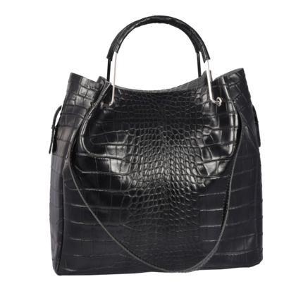 5900 Croc-Embossed Handbag/Shoulder Bag
